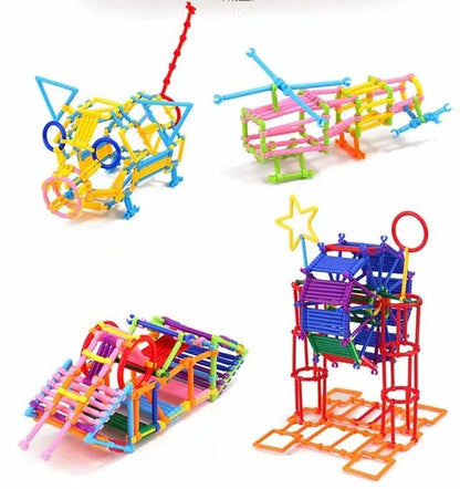 Színes Oktató 3D Puzzle Rudak