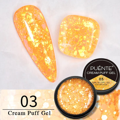 Puente Cat Eye Gel Fényes Kék