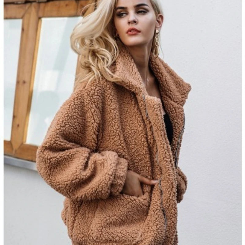 Meleg Műszőrme Kabát Liva Girl