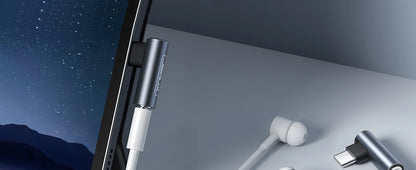 Type-C 3.5mm 90° Audió Adapter