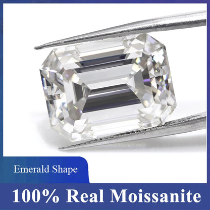 Moissanit Smaragdvágás 0.2-10ct