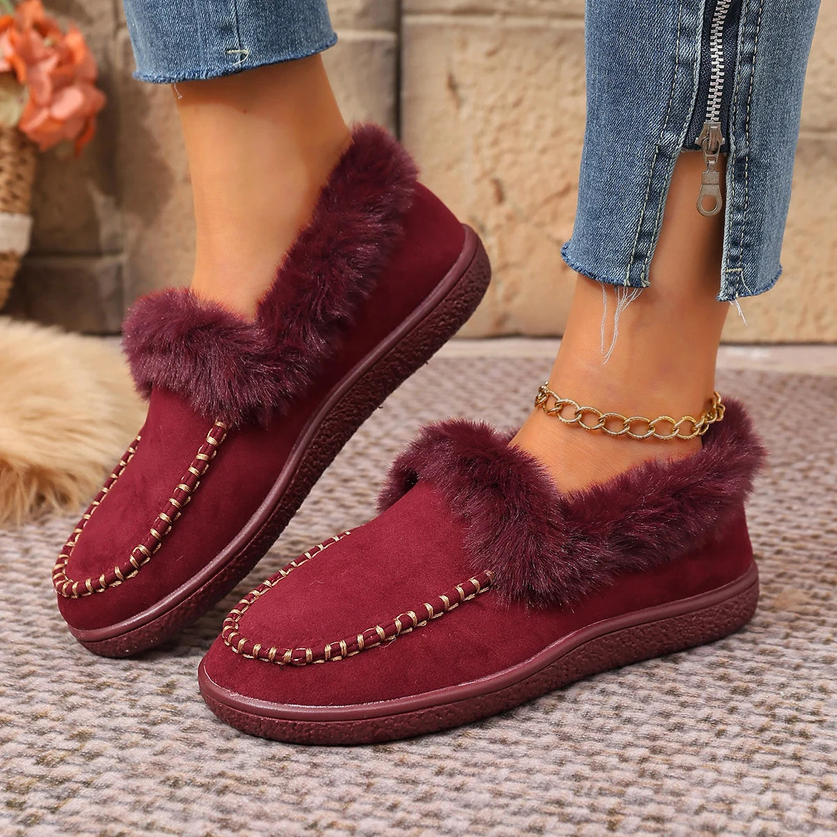 Shoes Ankle Boots Inner Plush