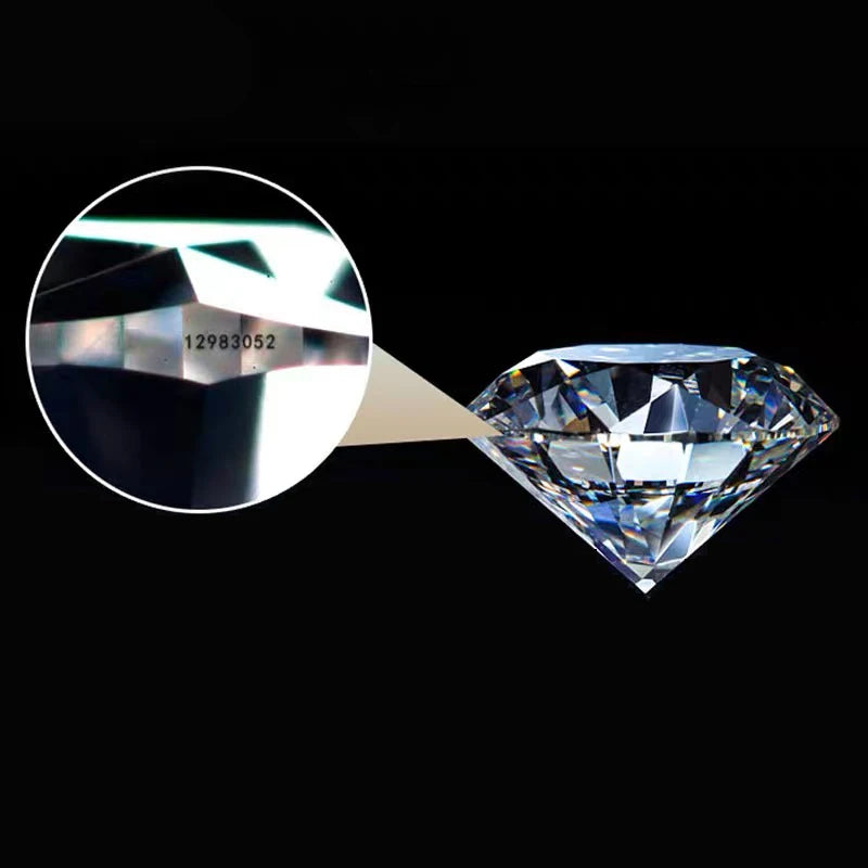 Moissanite 1.0ct Asscher GRA