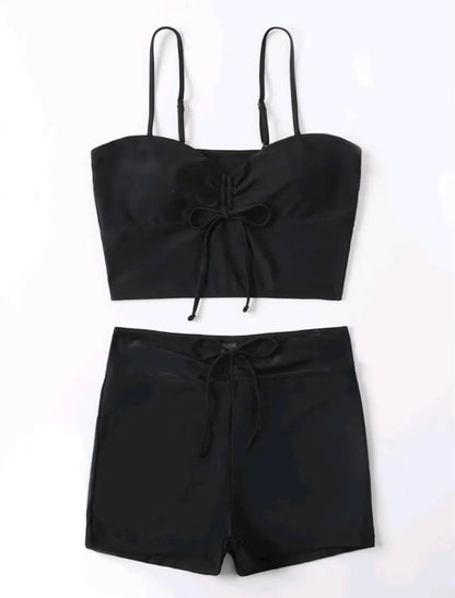 Magas Derékú Bikini Kötős
