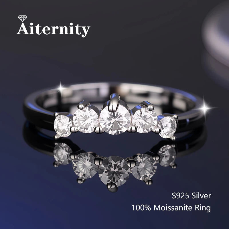 Aiternity S925 Moissanit Gyűrű