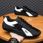 Férfi Nyári Félcipő Baotou Papucs - Divatos Lapos Talpú Bean Shoes
