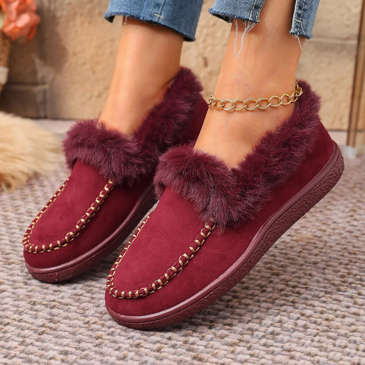 Shoes Ankle Boots Inner Plush