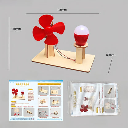 Windenergie-Kinder-Bastelmodell