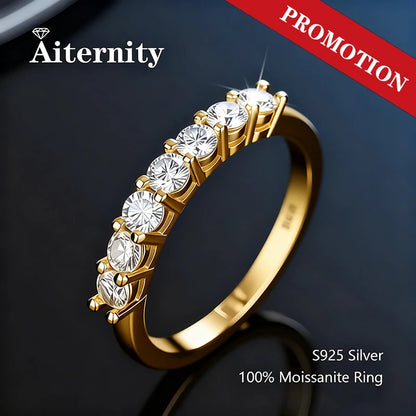 Moissanite 18K Aranyozott