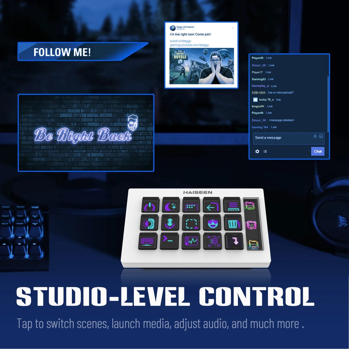 Stream Deck 15 Gombok JIMITU