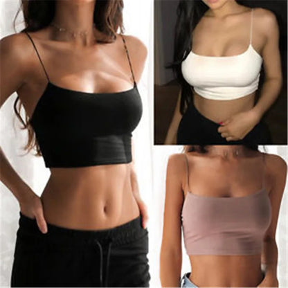 Chic Crop Top Női DIAUCHARNCN