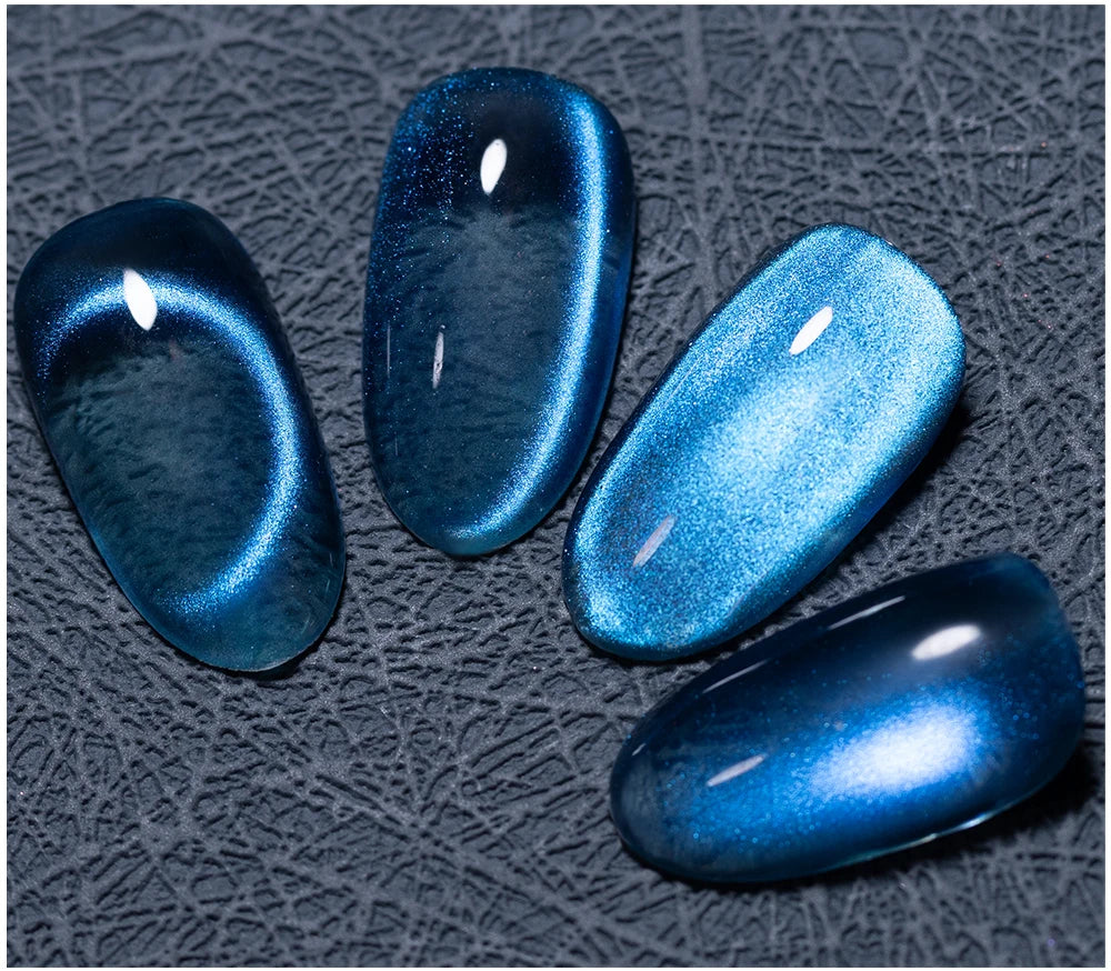Puente Cat Eye Gel Fényes Kék
