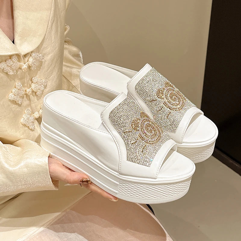 RZSMTYA Női Szandál Wedge PU