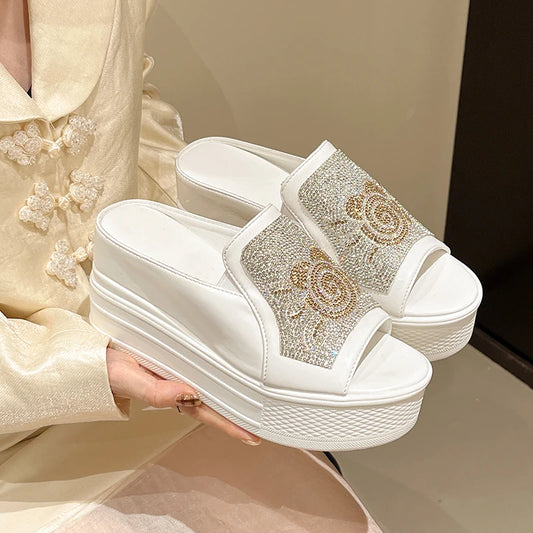RZSMTYA Női Szandál Wedge PU