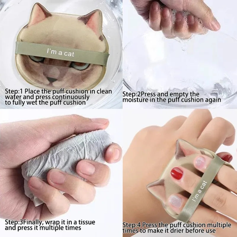 Kitty Hidrofil Púder Puff Nők