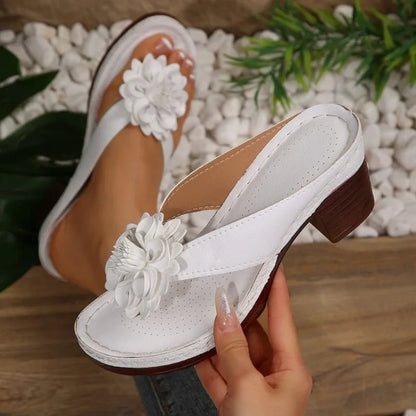 Schuhe mit PU-Obermaterial und quadratischem Absatz