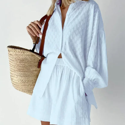 Női Suit Set Jacquard Ing