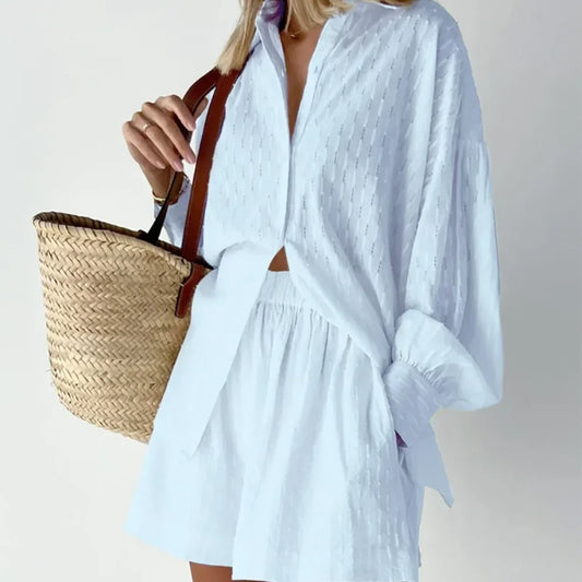 Női Suit Set Jacquard Ing