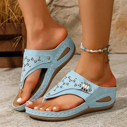 Cipő Pu Kényelmes Wedge Sarok