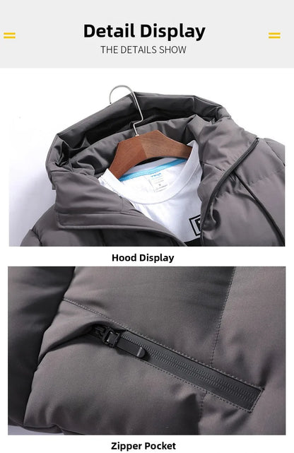 Men's Hooded Cotton Jacket