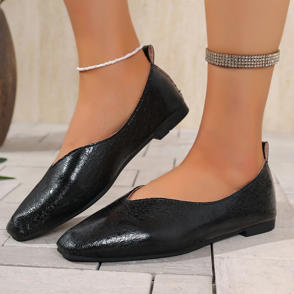 RZSMTYA Damenschuhe Square