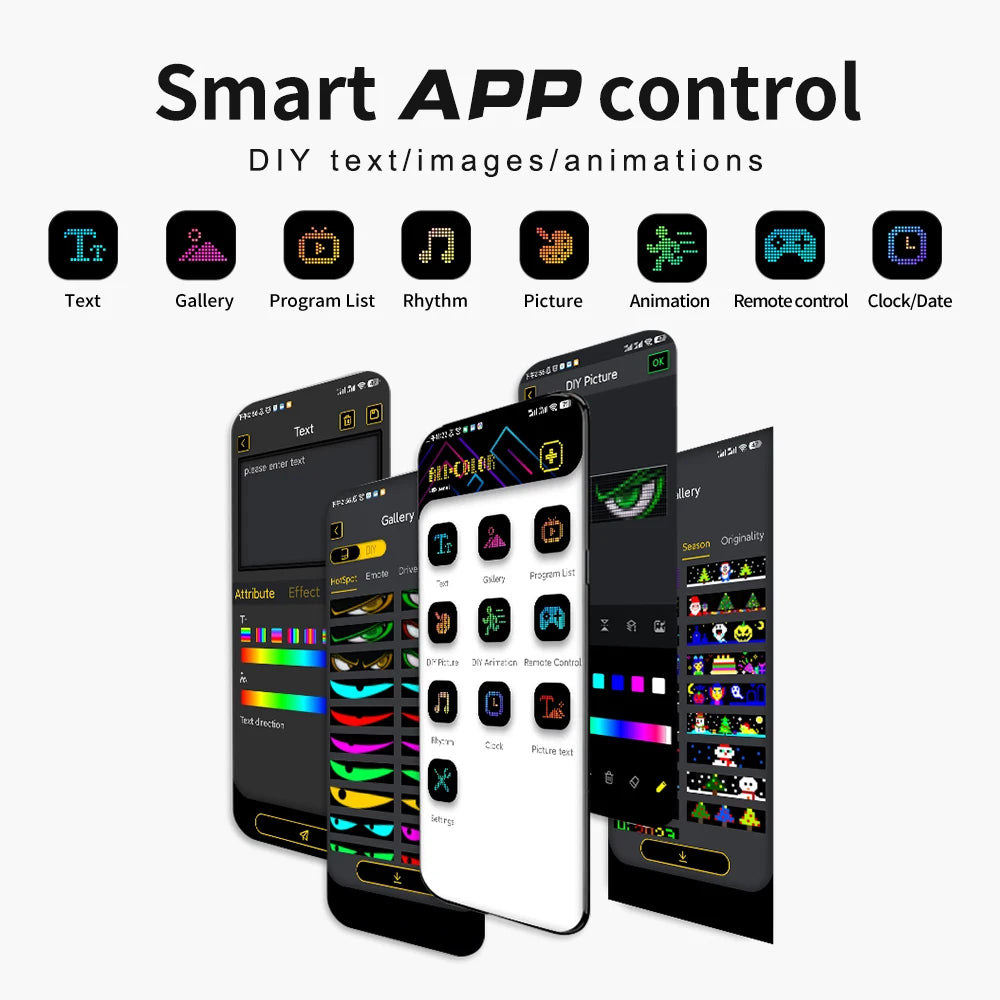 LED Pixel Panel Autó App