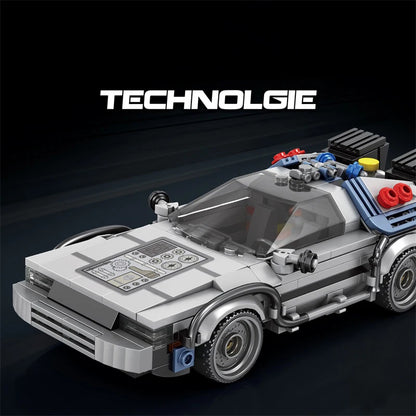 M MENBIS 1 24 Classic Movie Racing Car Építő Kocka Készlet Lego Kompatibilis MOC Modell Gyerekeknek