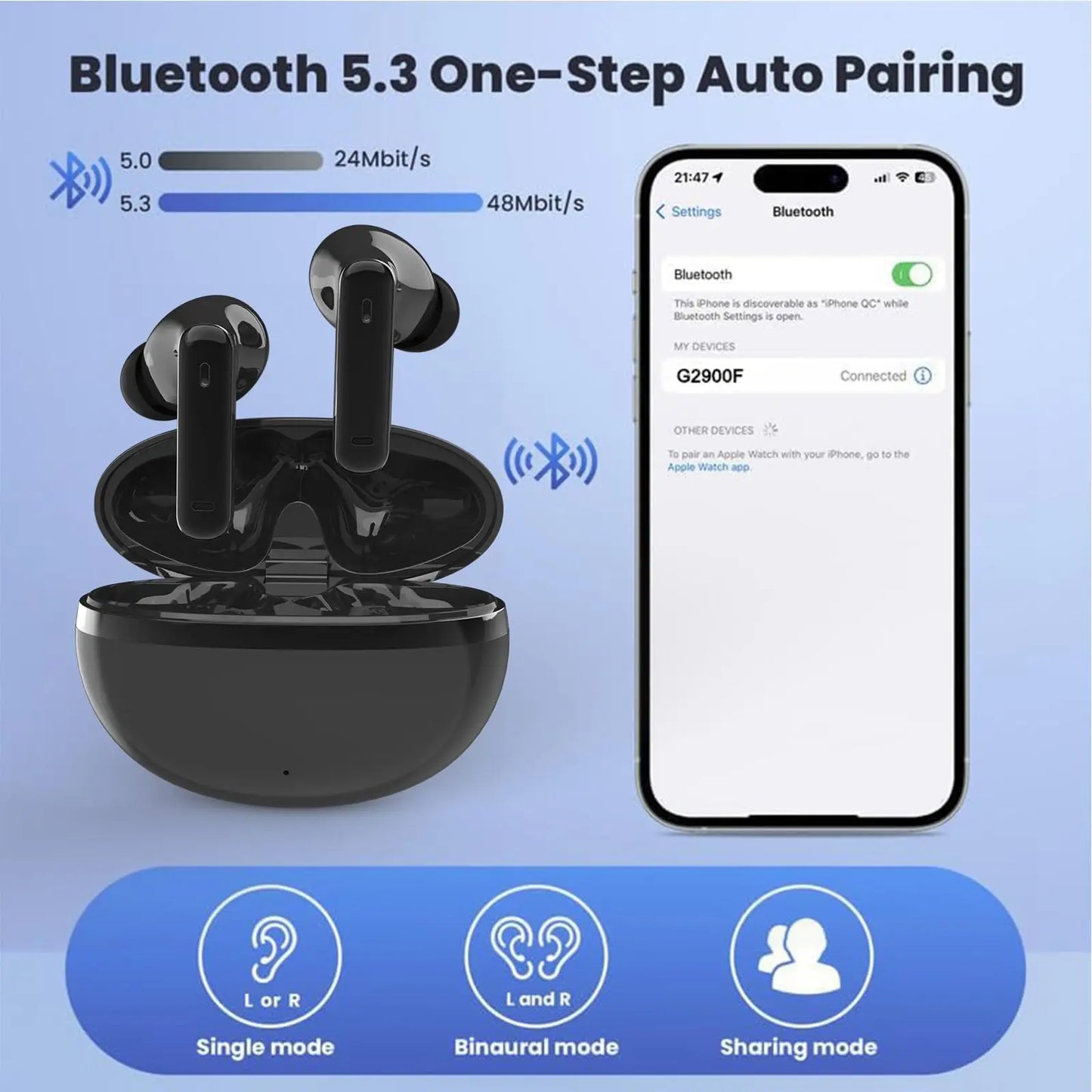 TekaGene Bluetooth Fülhallgató