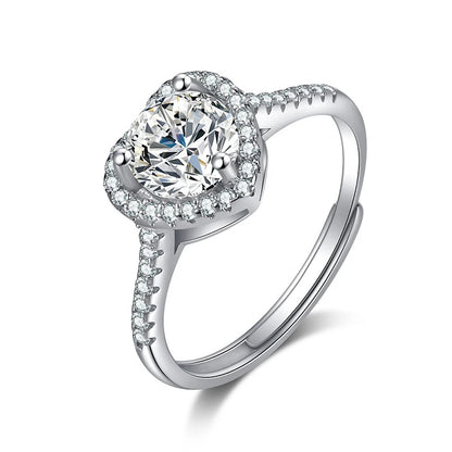 AITERNITY Moissanite Gyűrű 1ct