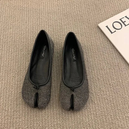 Női Tabi Ninja Cipő - Split Toe Loafer Puha Talppal Tavaszi Szezonra