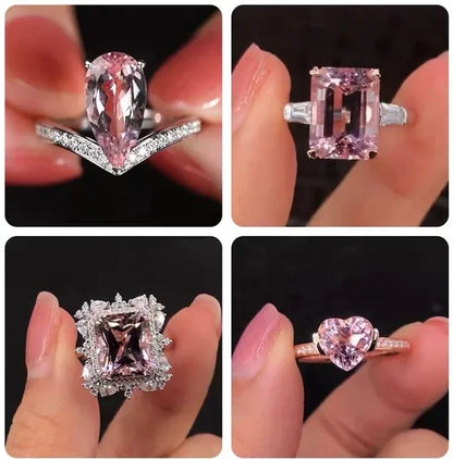 0.5-6ct Rare Colored Moissanite Loose Stone Real VVS1 Lab Grown Princess Crystal Yellow Pink Certified Heart Moissanite Diamonds - BAALAAZ