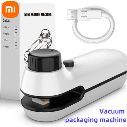 Xiaomi USB Töltésű 2in1 Tasakzáró - Hőhegesztő és Vágó, Mágneses, Hordozható