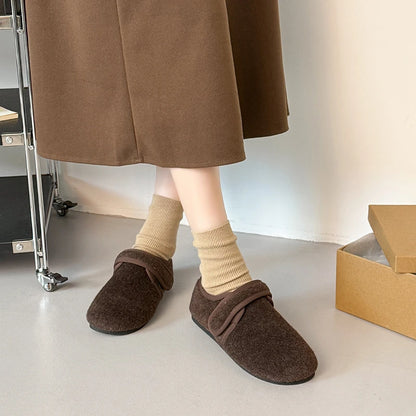 RZSMTYA Damen-Winterschuhe Flock