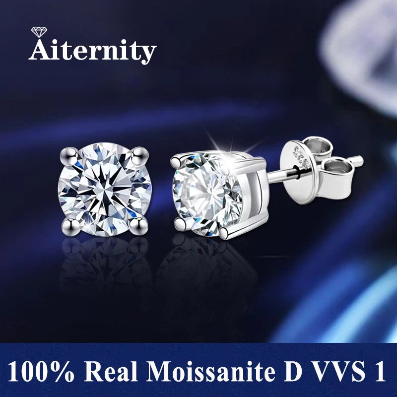 Aiternity Moissanite Fülbevaló