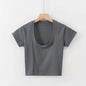 JEYONGZOOCN Damen Crop Top Slim