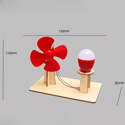 Windenergie-Kinder-Bastelmodell