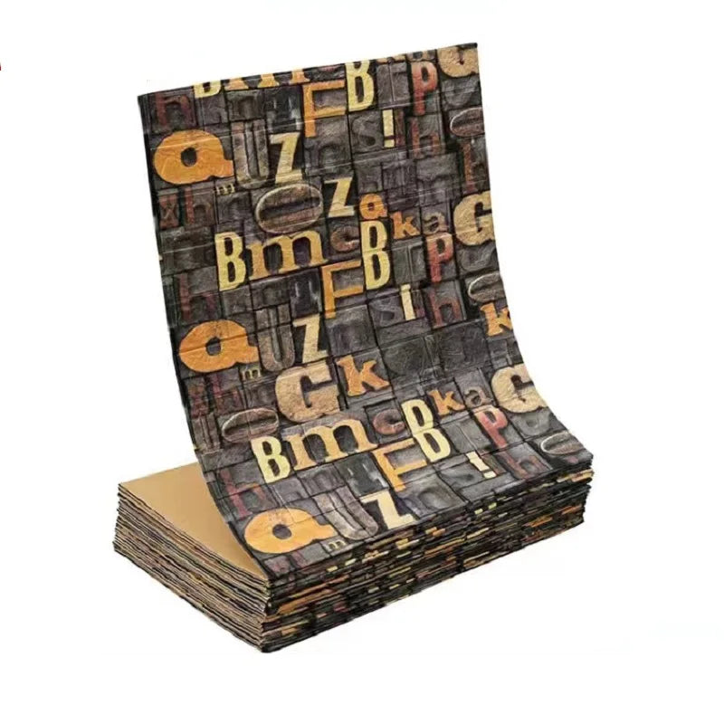 3D Téglafal Tapéta Vízálló