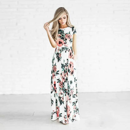 Liva Girl Nyári Boho Maxi Ruha