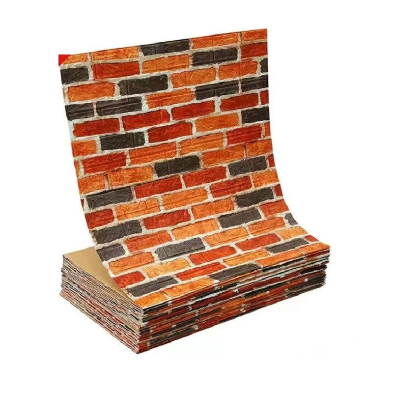 3D Téglafal Tapéta Vízálló