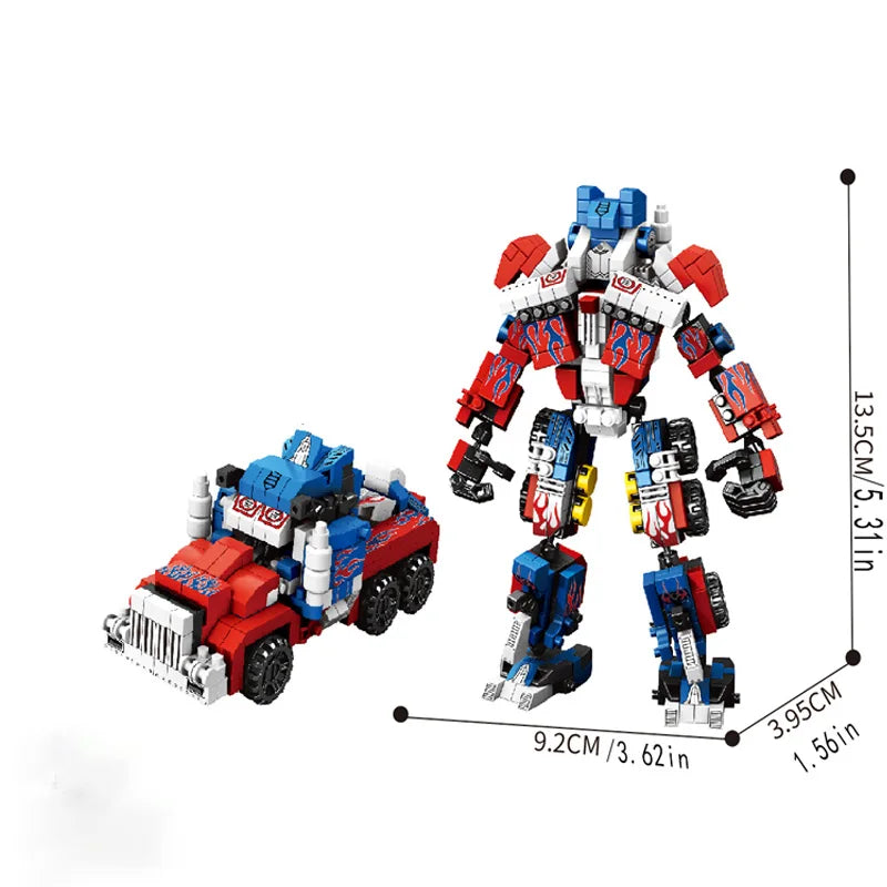 Robot Építő Kocka 1012 Darabos Készlet - Lego Kompatibilis Modell Gyűjtemény És Filmes Kellék