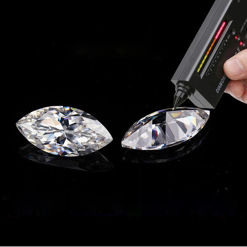 Moissanite 1.0ct Asscher GRA