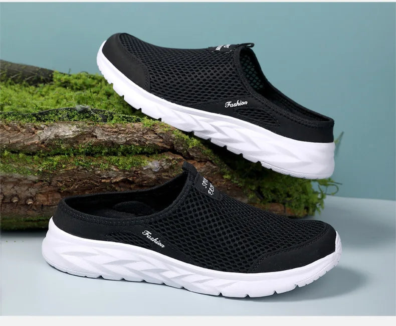 Férfi Nyári Papucs - Lélegző Hálós Slip-On Félcipő