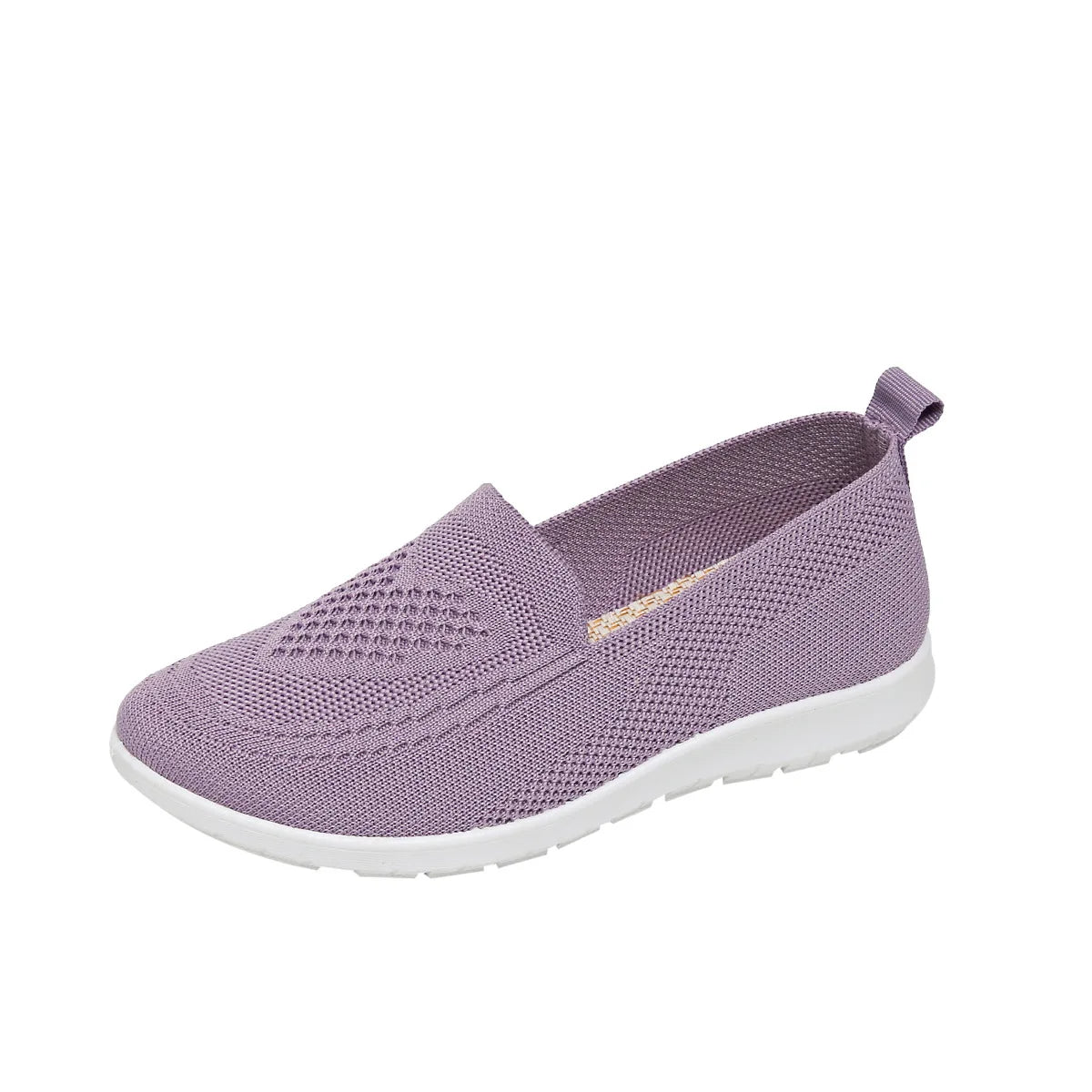 Női Slip-On Cipő - Lélegző Hálós Casual Lapos Cipő Tavaszi-Őszi Szezonra