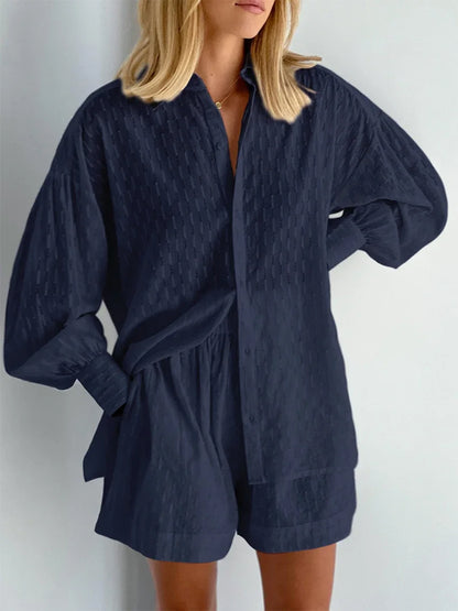 Női Suit Set Jacquard Ing