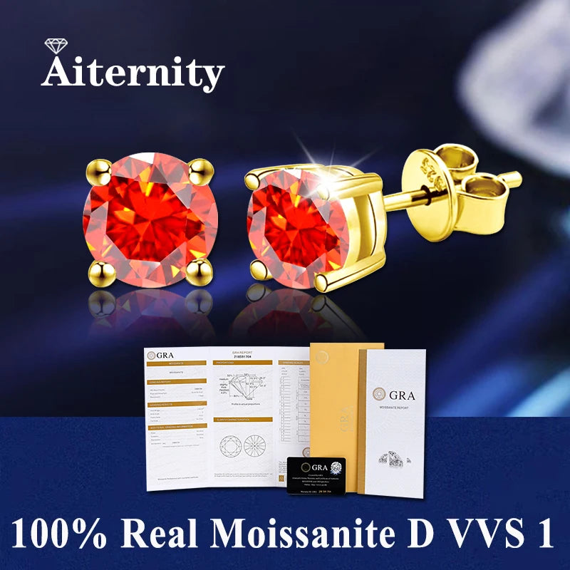 Aiternity Moissanit Fülbevaló