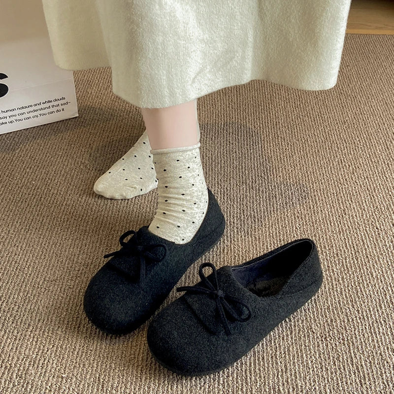RZSMTYA Damenschuhe Flock