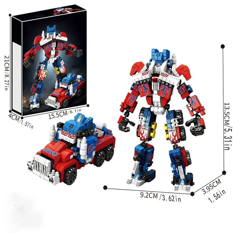 1060 Abs Building Block Toys - 2 Az 1-Ben Modell Építő Készlet Felnőtt Kreatív Otthoni Dekorációhoz
