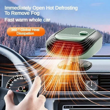 Xiaomi 360° Forgatható Autó Fűtőventilátor 12V/24V - Gyors Melegítés, Állítható Sebesség