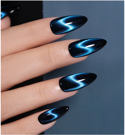 Puente Cat Eye Gel Fényes Kék