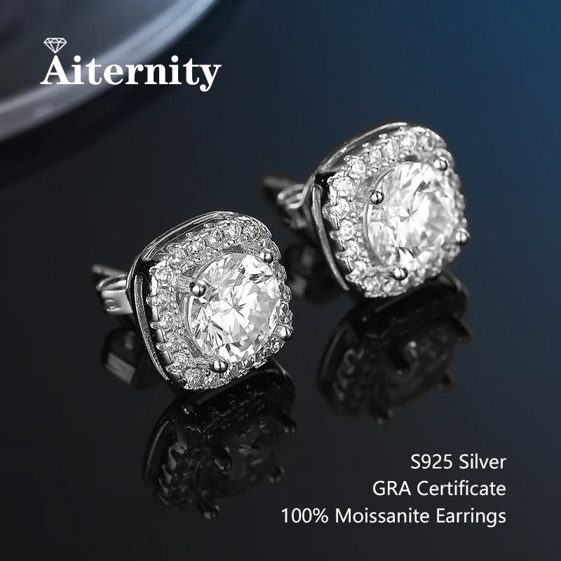 Aiternity Moissanite Fülbevaló